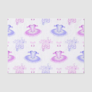 Cute Girly Pink Ballerina Tutu Ballet Tissue Paper