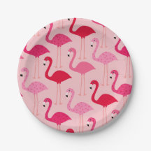 Cute Girly Pink Flamingo Pattern