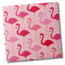 Cute Girly Pink Flamingo Pattern