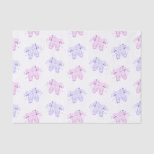 Cute Girly Pink & Purple Ballerina Tutu Ballet Tissue Paper