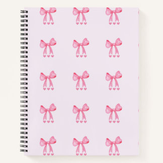 Cute girly spiral notebook