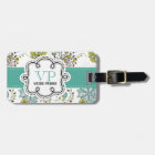 Cute Girly Spring Floral Personalised Initials