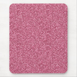 Cute girly trendy fashionable bubble gum pink mouse mat