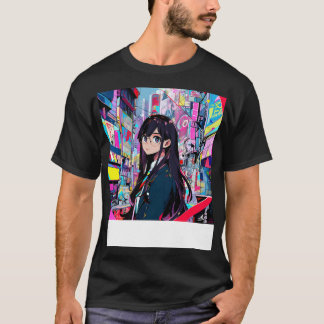 cute glasses schoolgirl T-Shirt