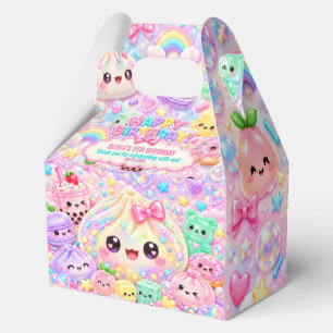 Cute Glitter Dumpling Bao Squishy Party Birthday Favour Box