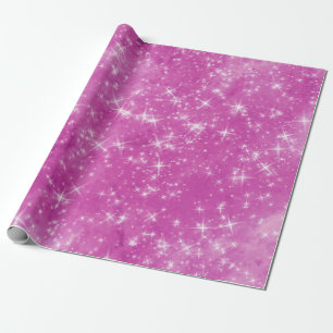 Cute Glitter Pink Wrapping Paper