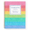 Cute Glitter Rainbow Stripes Colourful Name Sketch