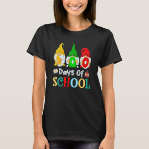 Cute Gnome 100th Day Of School Gift Teacher Studen T-Shirt