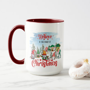 Cute Gnome Celebrating Christmas Holiday Mug