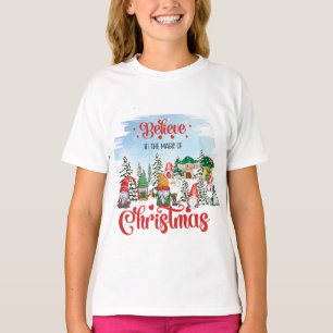 Cute Gnome Celebrating Christmas Holiday T-Shirt