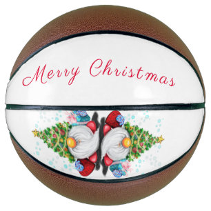 Cute Gnome Christmas Basketball