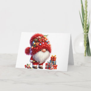 Cute Gnome Christmas Card
