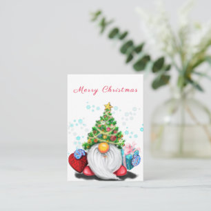 Cute Gnome Christmas Card