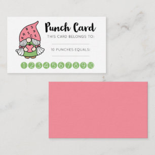 Cute Gnome Classroom Incentive Reward Card