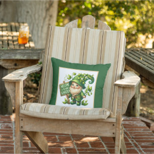Cute gnome garden welcome  cushion