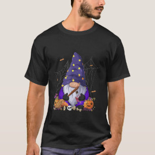 Cute Gnome Happy Halloween Fall Candy Corn Pumpkin T-Shirt