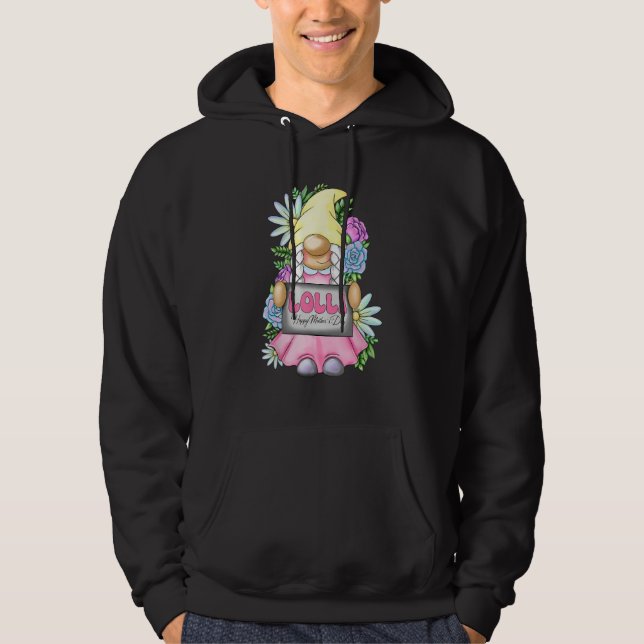 Cute Gnome Lolli Happy Mother s Day For Mom Gnomie Hoodie (Front)