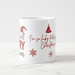 Cute Gnome Merry Christmas Coffee Mug