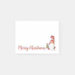 Cute Gnome Merry Christmas Post-it Notes