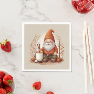 Cute Gnome Napkin