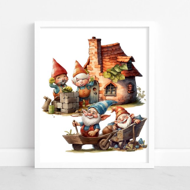 Cute Gnome Poster  (Creator Uploaded)