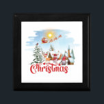 Cute Gnome, Snowman Celebrating Christmas Holiday Gift Box<br><div class="desc">Cute Gnome, Snowman Celebrating Christmas Holiday ​santa has arrived in the red baby carriage to distribute gifts to celebrate christmas, Are you a fan of christmas season? Funny Christmas season My Cute Santa Christmas and Cute Gnome, Snowman Celebrating Christmas Holiday is an excellent choice design for you. Show the world...</div>