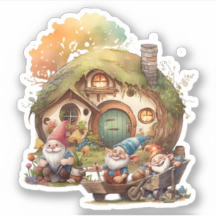 Cute Gnome Sticker