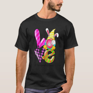 Cute Gnome Teach Love Inspire Paraprofessional Eas T-Shirt