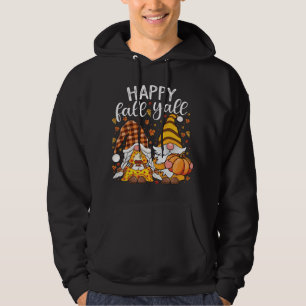 Cute gnomes couple with pumpkin spice Fall Yall au Hoodie