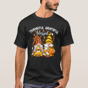 Cute Gnomes Couple With Pumpkin Spice Fall Yall Au T-Shirt