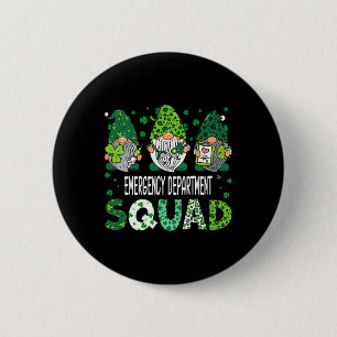 Cute Gnomes Emergency Department Squad Funny St Pa 6 Cm Round Badge