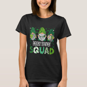 Cute Gnomes Emergency Department Squad Funny St Pa T-Shirt