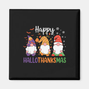 Cute Gnomes Fall Halloween Women Girls Happy Hallo Magnet