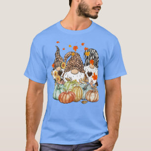 Cute Gnomes Fall Vibes Hello Autumn Fall Lover Tha T-Shirt