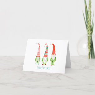 Cute Gnomes Holiday Card