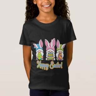 Cute Gnomes Hugs Eggs Happy Easter - Egg Hunting G T-Shirt