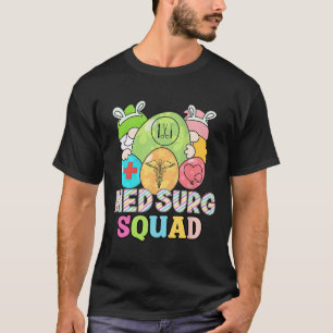 Cute Gnomes Med Surg Squad Nurse Easter Day Med-su T-Shirt