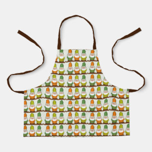 Cute Gnomes Pattern Apron