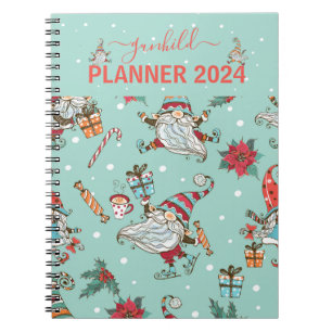 Cute Gnomes Scandinavian planner Notebook