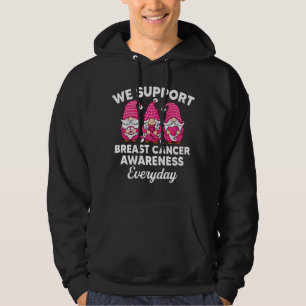 cute Gnomes support a survivor of Breast Cancer Aw Hoodie