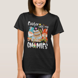 Cute Gnomes Three Gnomes Easter Squad Easter With T-Shirt