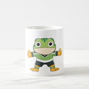 Cute Goalkeeper Frog Soccer Kawaii Design Coffee Mug