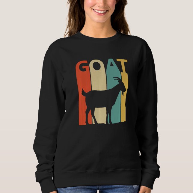 Cute Goat Animal Sweatshirt (Front)