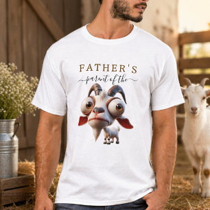 Cute Goat Farm Animals 2nd Birthday Party T-Shirt