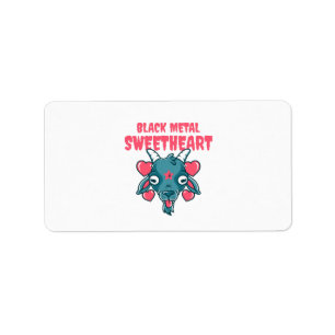  cute goat head baphomet label