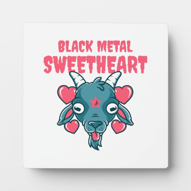  cute goat head baphomet plaque (Front)