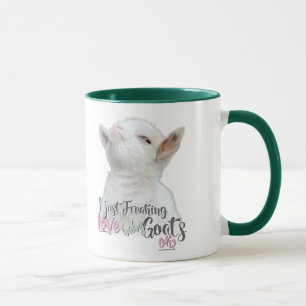 Cute GOAT   I Just Freaking LOVE Baby Goats OK Mug