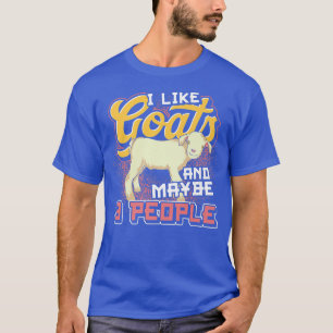 Cute Goat Lover Farm Animal Farmer Farming Funny G T-Shirt