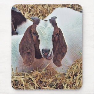 CUTE GOAT MOUSE MAT