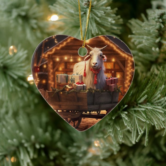 Cute Goat Ornament Decor, Gifts for Goat Lovers  (Tree)
